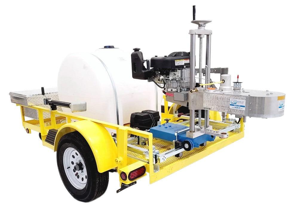 Trailer Mounted Core Drilling Machine For Asphalt | KOR-IT Inc.