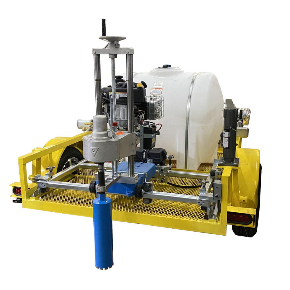 KOR-IT EK-160-G8 trailer-mounted core drill